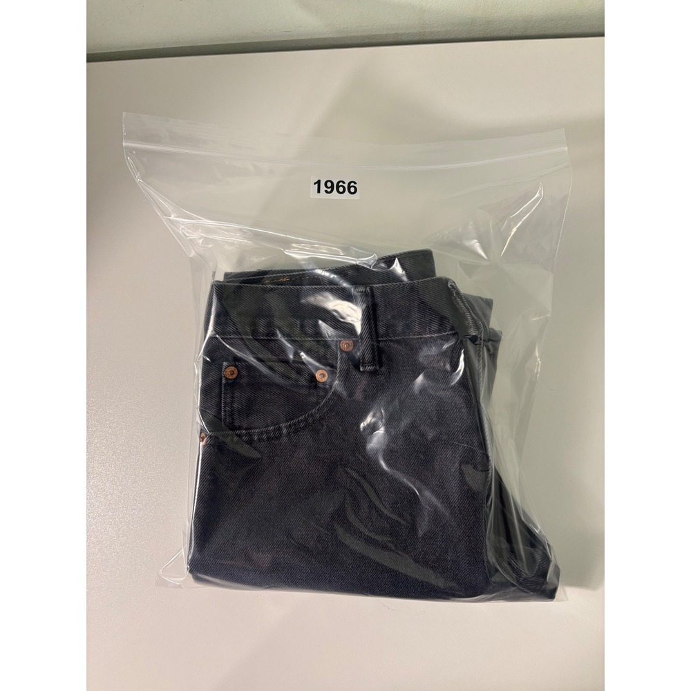 Levis 501 Original Fit Jeans Faded Black Straight Leg Denim Pants W30 L30